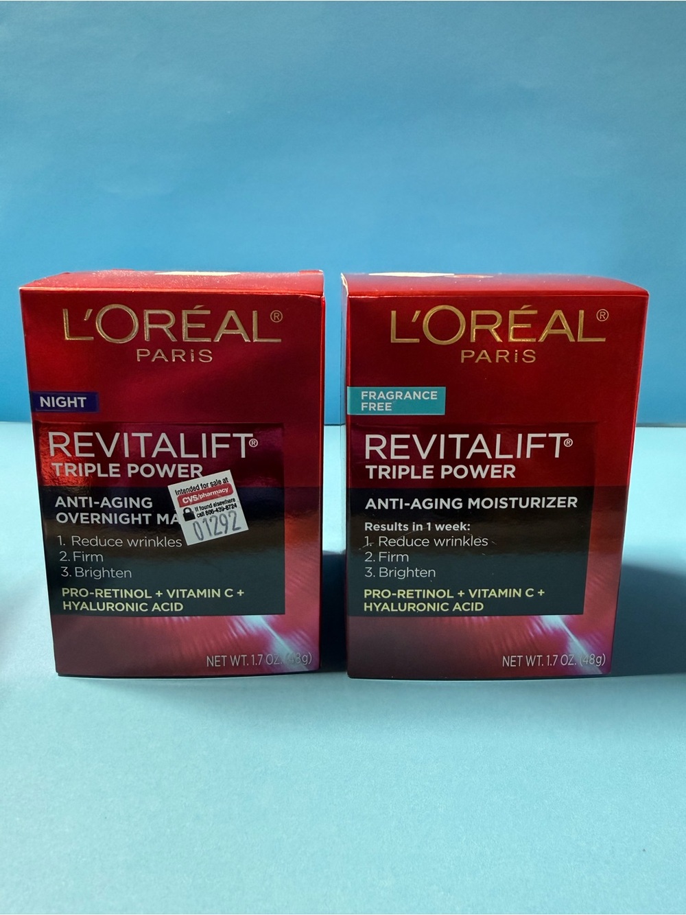L'Oreal Revitalift Triple Power Anti-Aging Moisturizer - Red